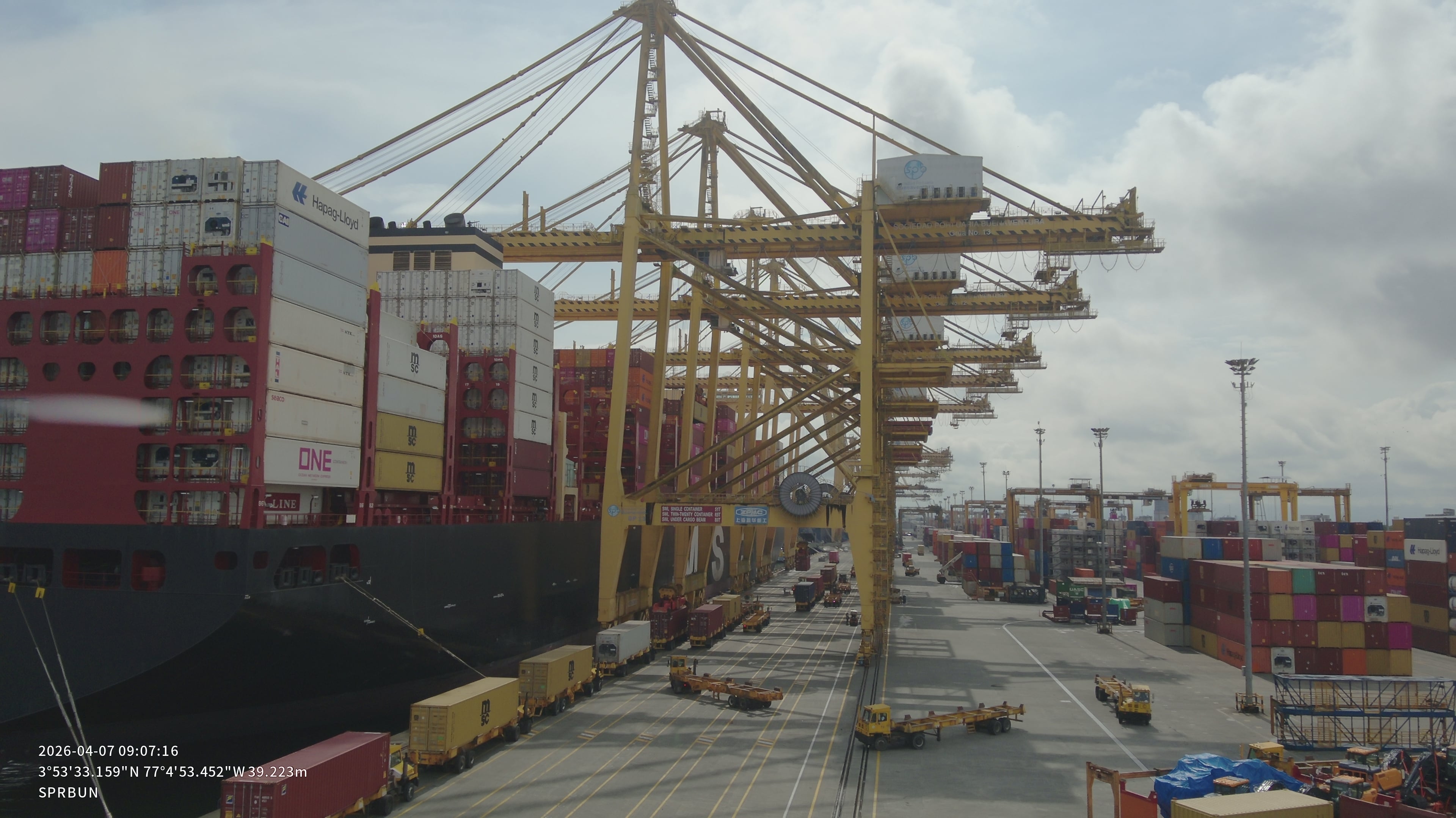 La operación logística contempló el movimiento de 2.655 contenedores.