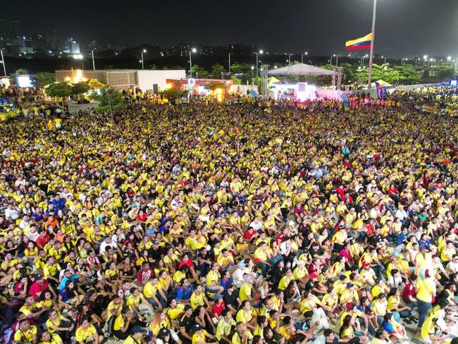 Hubo un aforo de 22 mil personas en los fan fest satélites ubicados en las cuatro localidades.