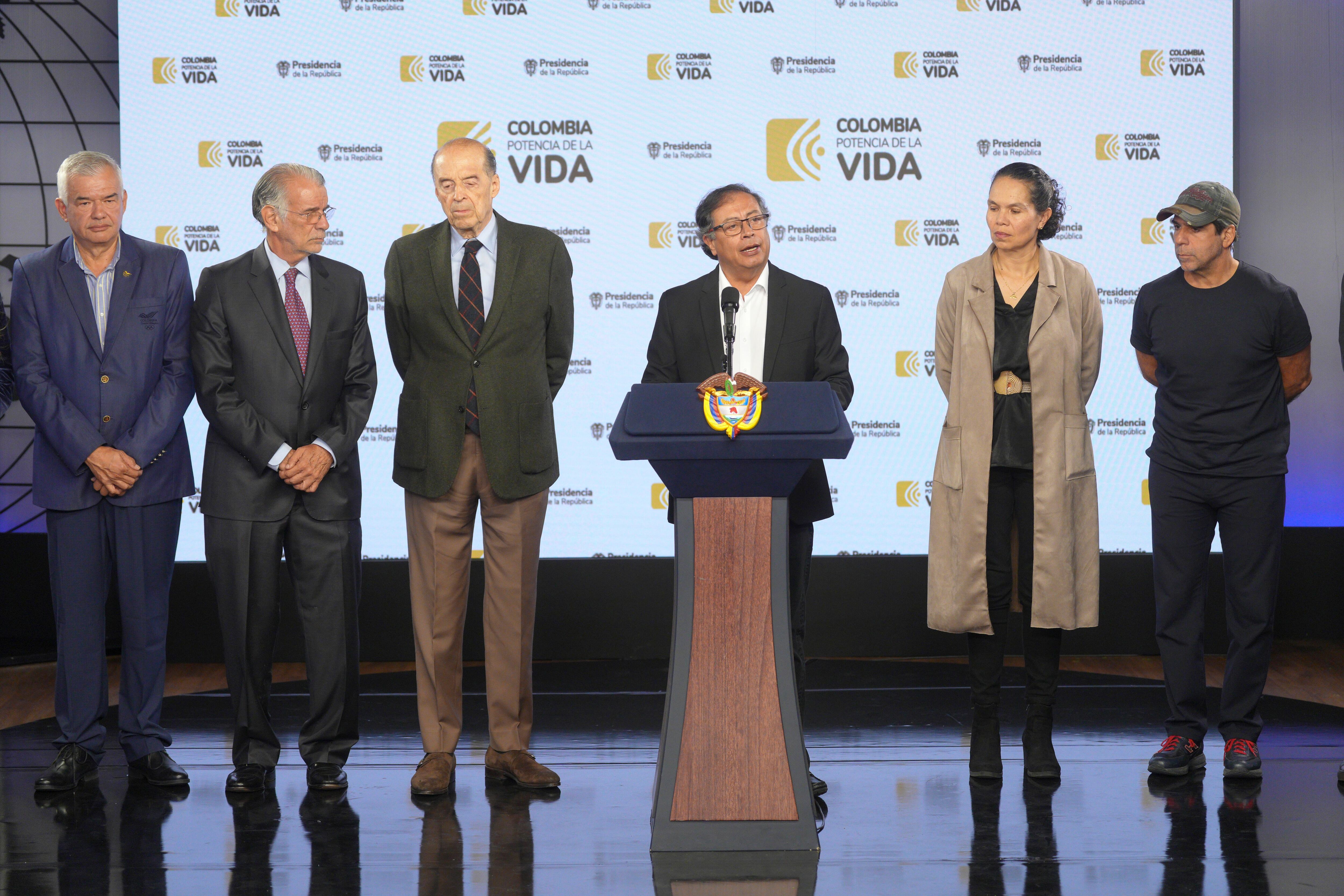 Foto: EFE/ Presidencia de Colombia /SOLO USO EDITORIAL /SOLO DISPONIBLE PARA ILUSTRAR LA NOTICIA QUE ACOMPAÑA (CRÉDITO OBLIGATORIO)