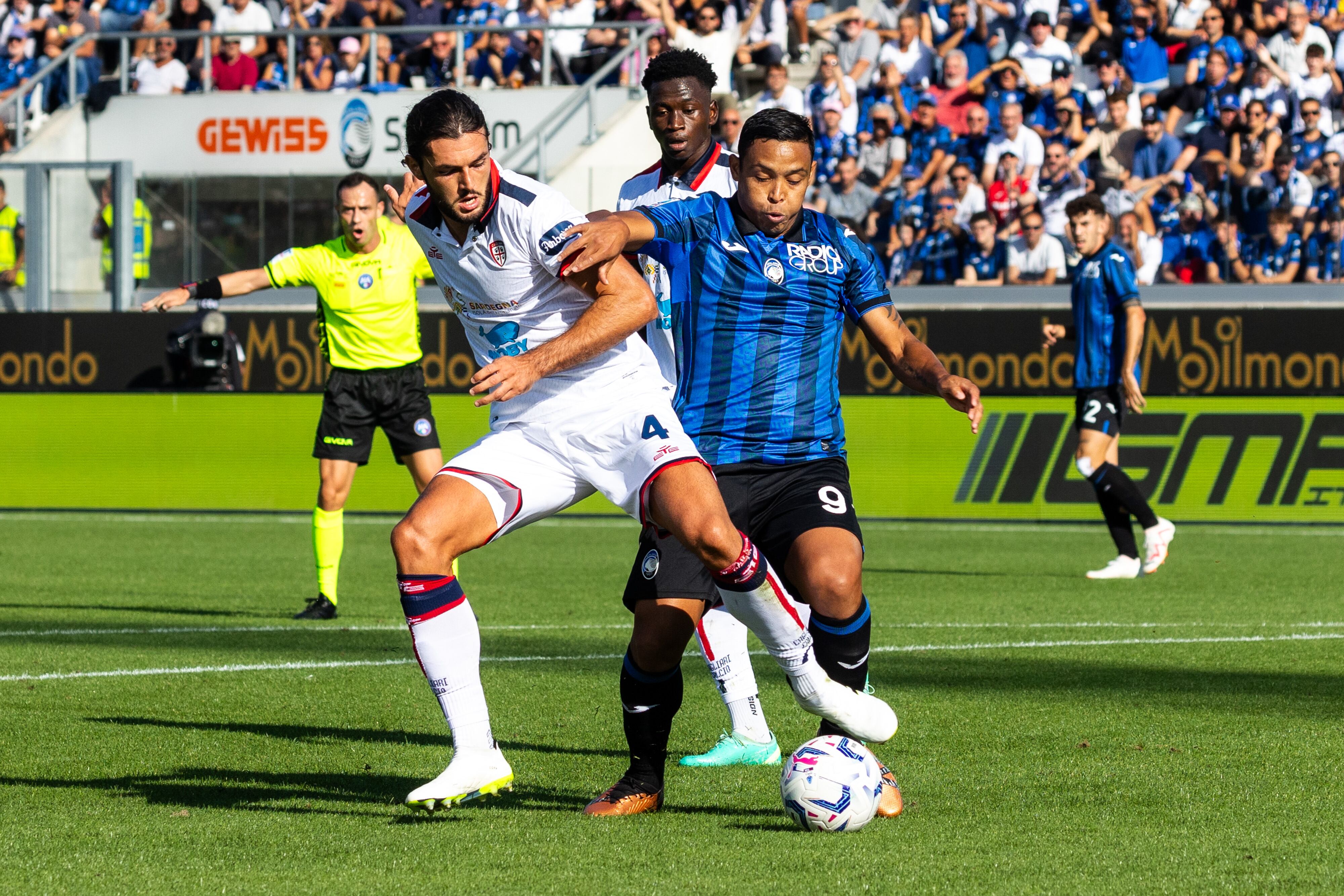Luis Fernando Muriel, delantero del Atalanta. (Photo by Mairo Cinquetti/NurPhoto via Getty Images)
