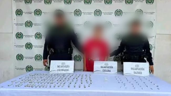 Alias 'Traqui Traqui'. // Policía de Bolívar