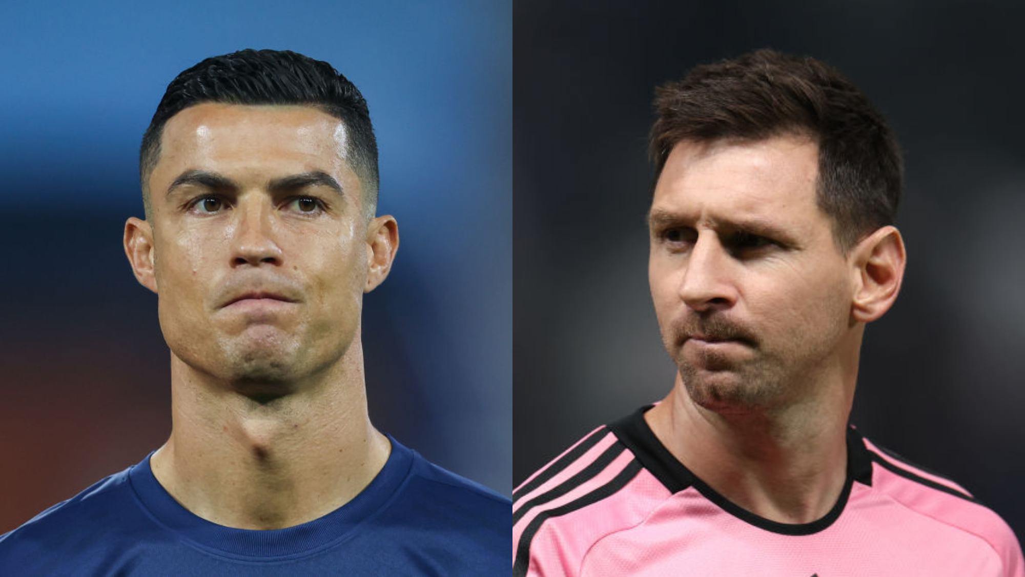 Cristiano Ronaldo y Lionel Messi. Foto: / (Getty Images)