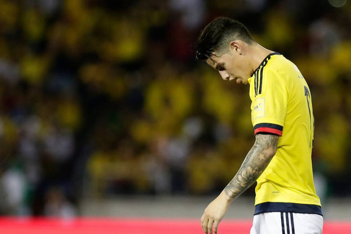 [05/10/17] La Selección sufrió una dolorosa 1-2 caída en casa frente a Paraguay en la penúltima fecha de las Eliminatorias. Falcao anotó para la Selección.