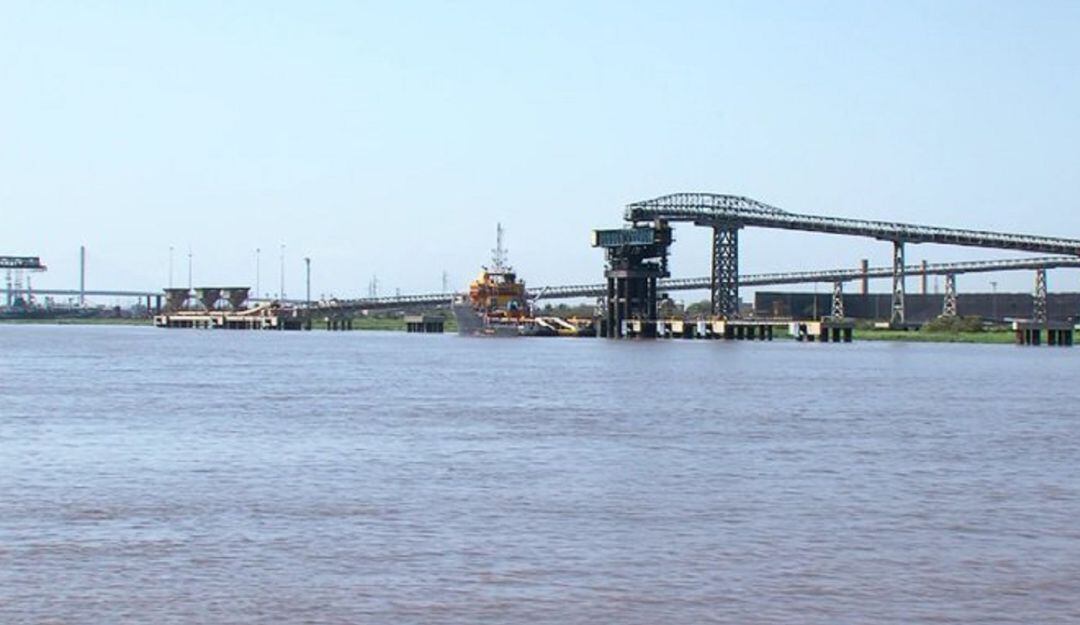 Zona portuaria de Barranquilla