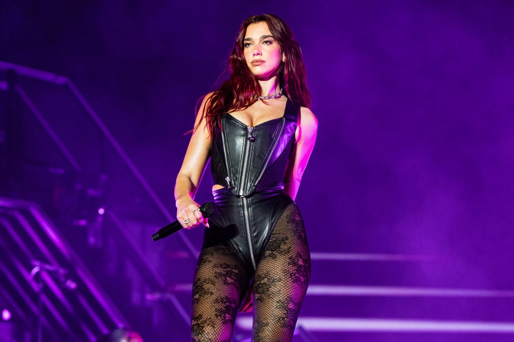 AUSTIN, TEXAS - OCTOBER 05: Dua Lipa performs during 2024 Austin City Limits Music Festival at Zilker Park on October 05, 2024 in Austin, Texas. (Photo by Erika Goldring/WireImage)