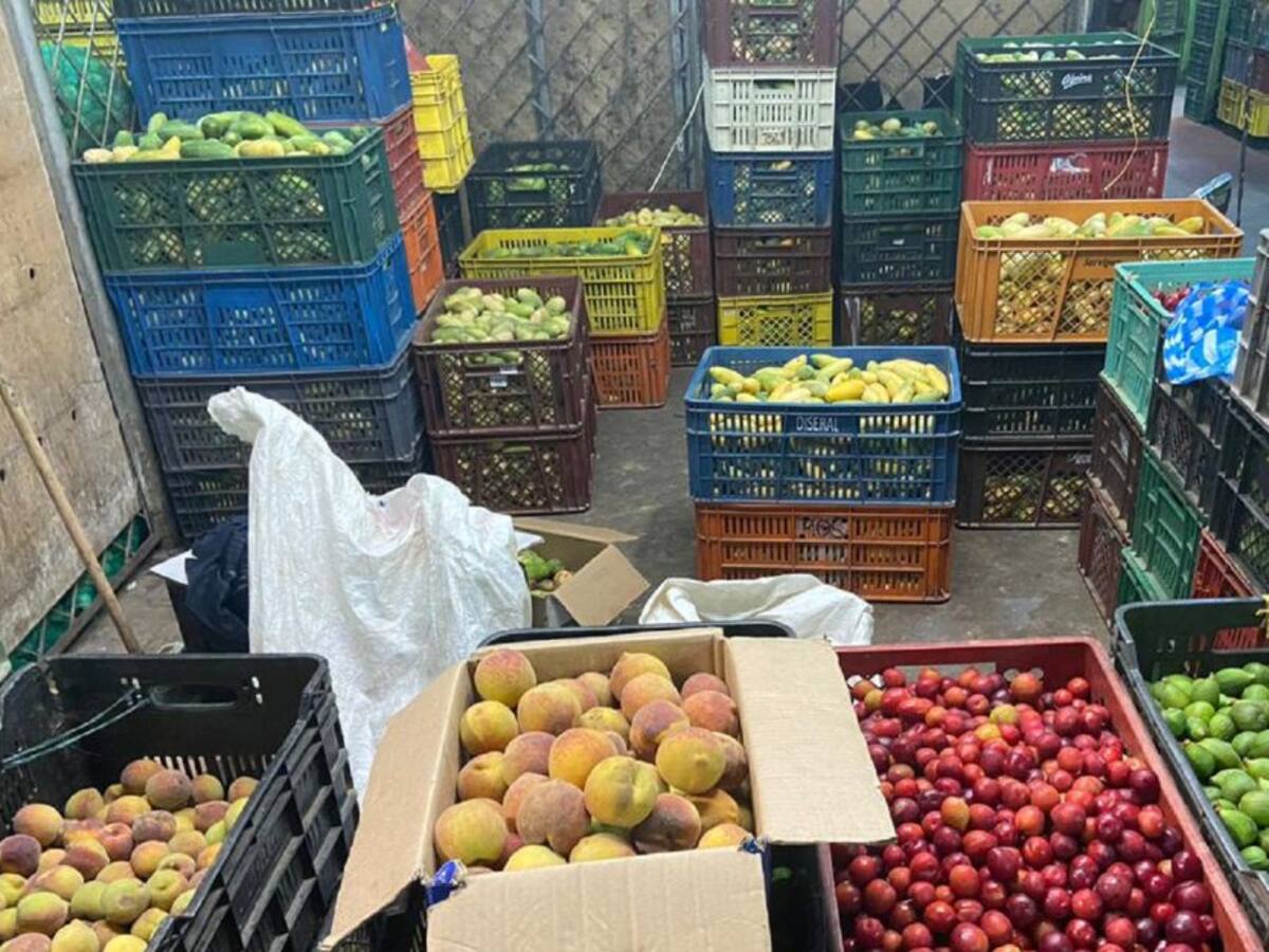 2 mil toneladas de alimentos entraron a Centroabastos