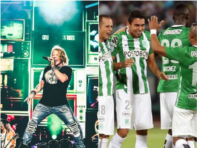 ¿Concierto de Guns N’ Roses afectará al Atlético Nacional en juego de Copa Suramericana?