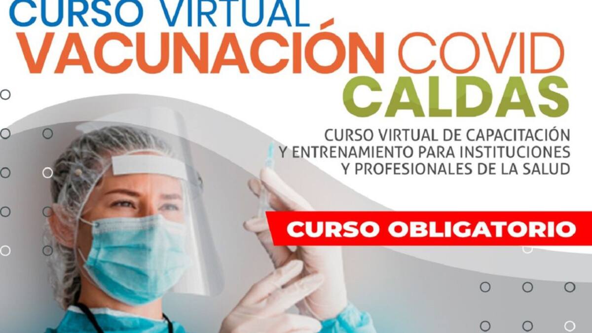 Formación virtual en Caldas para vacunadores con el coronavirus