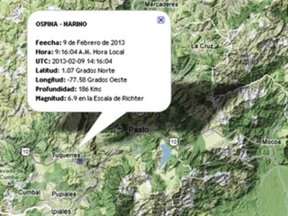 Un sismo de 6.9 grados sacudió gran parte del territorio colombiano