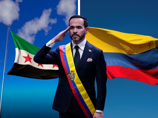 Imagen de referencia | Banderas de Colombia y Siria - Abelardo de la Espriella: Getty Images.