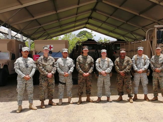 Marines de EEUU e Infantería de Marina de Colombia intercambian experiencia