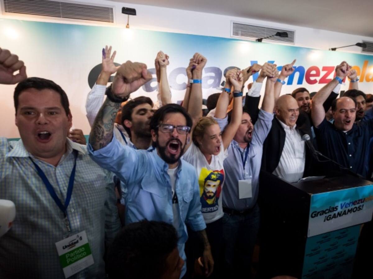 Comenzó "el cambio" en Venezuela celebra la oposición