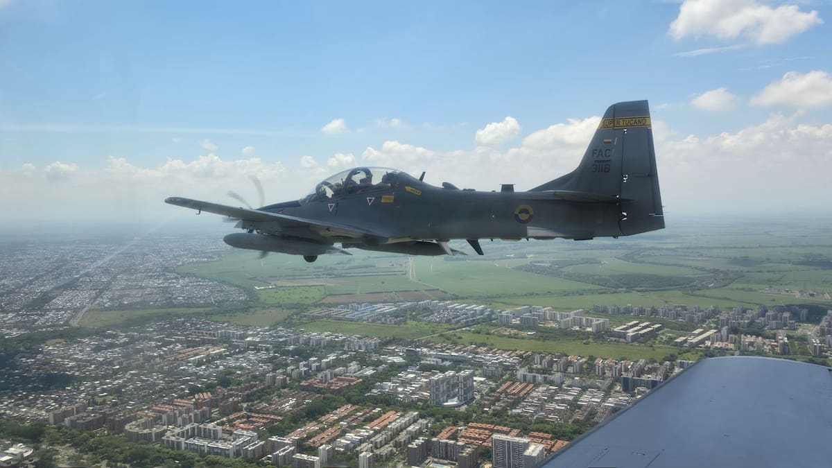 Vigilancia aérea sobre la vía Panamericana y zonas del Valle y Cauca, para evitar atentados