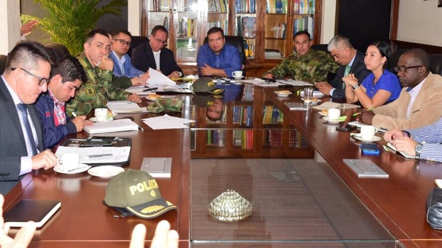 el gobernador Oscar Rodrigo Campo, convocó a un consejo de seguridad para adoptar las medidas correspondientes. Foto: Cortesía/ Gobernación del Cauca.