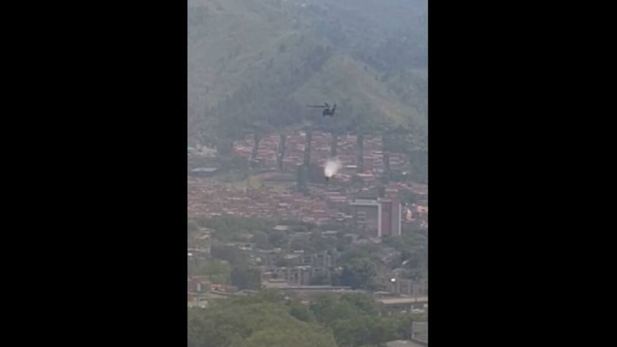 Por caída del Bambi Bucket suspenden apoyo aéreo en incendio de Bello