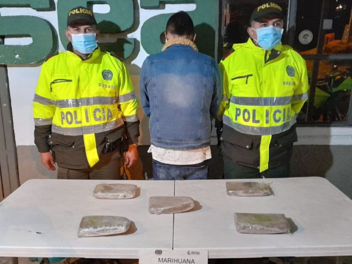 En vías de Manizales capturaron a un domicilio de estupefacientes