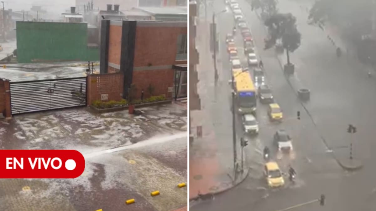 🔴 Movilidad en Bogotá | Lluvias y granizadas generan caos vial: tráfico EN VIVO y más