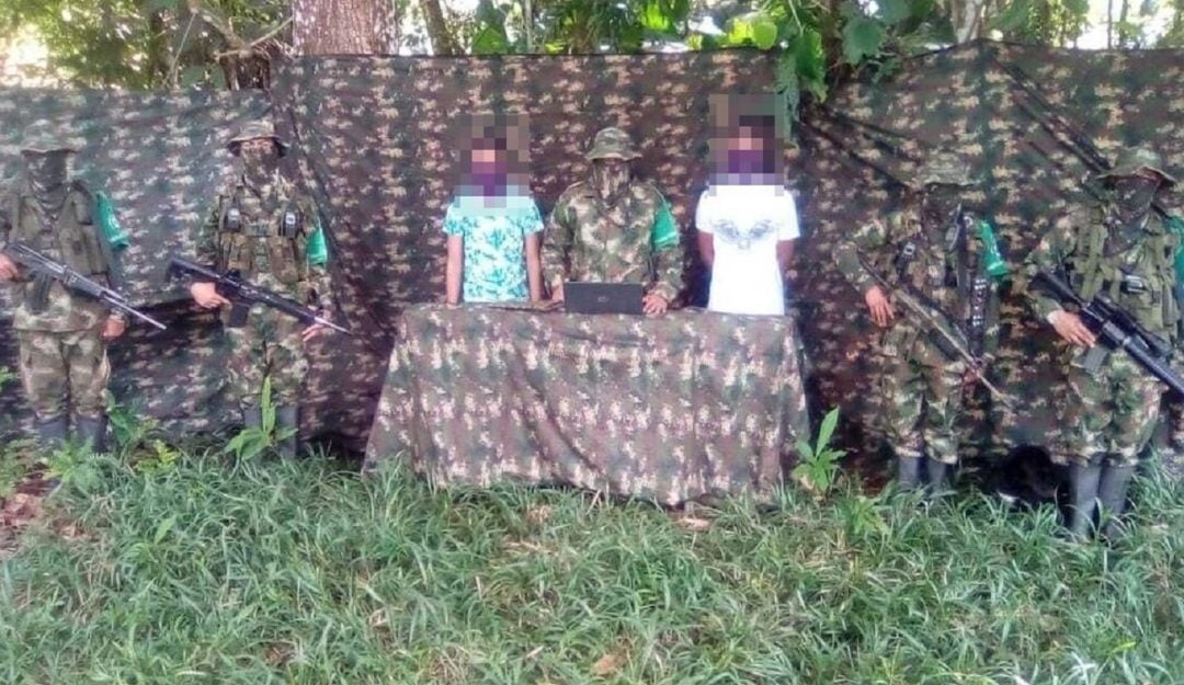 Autodefensas Gaitanistas los entregaron en el sur del departamento a autoridades civiles y representantes de iglesias