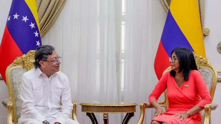 Concluyó reunión entre Petro y Delcy Rodríguez en Caracas: estos fueron los principales acuerdos