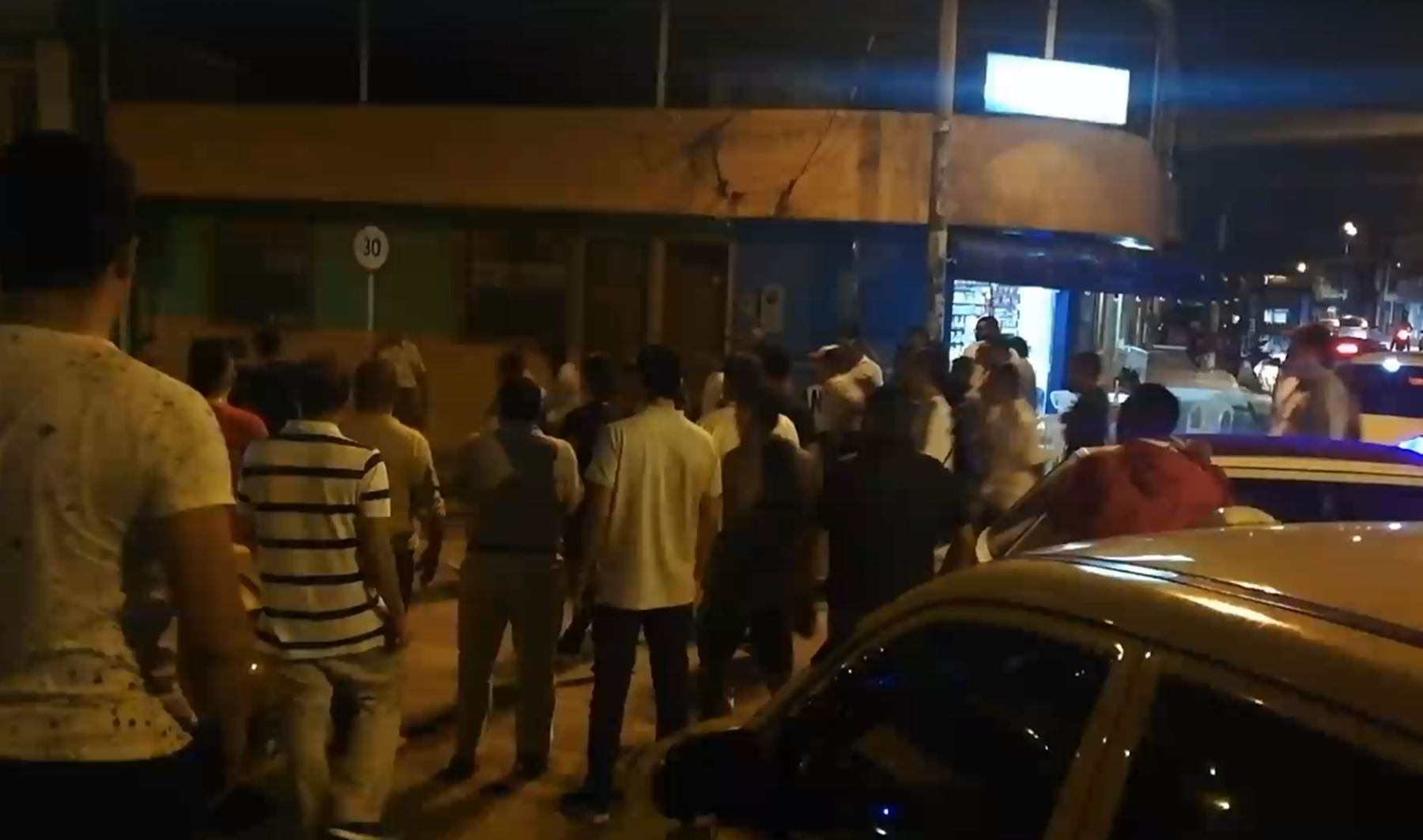 Batalla campal en Ibagué