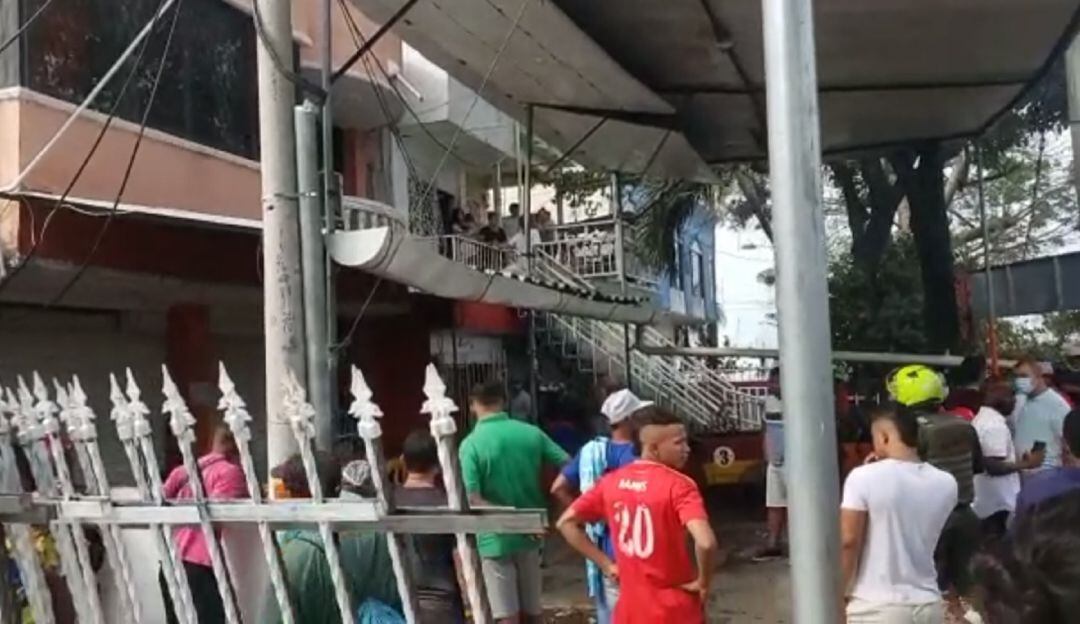 El hecho se registró en una empresa dedicada a la fabricación de hielo en el mercado de Bazurto
