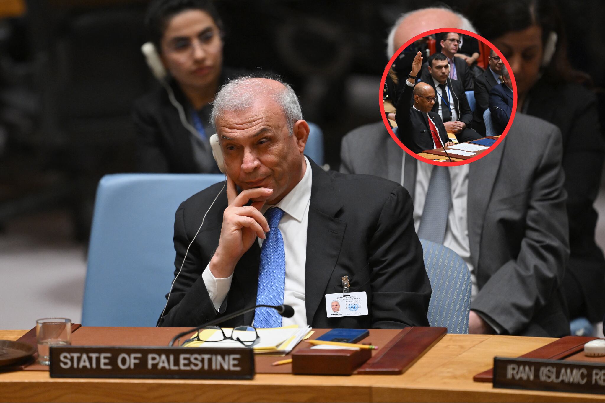 EE.UU. veta admisión de Palestina en la ONU.