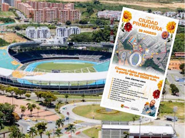 Cierres viales y seguridad para el conciertode J Balvin (foto: Alcaldía de Pereira)