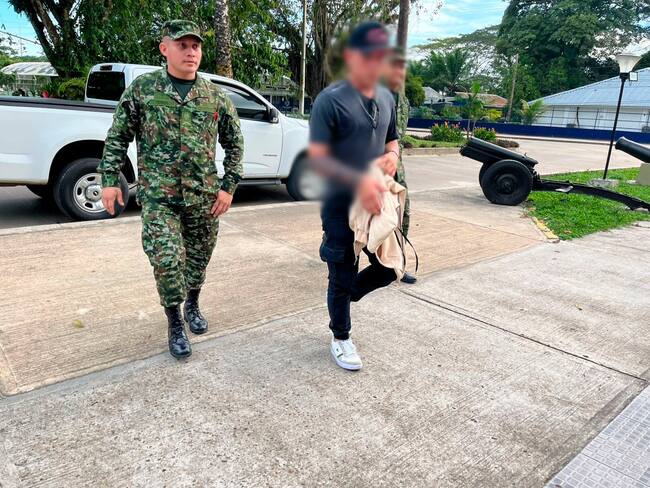 Menor cabecilla de disidencias, fue recuperado por el Ejército. Foto: cortesía.