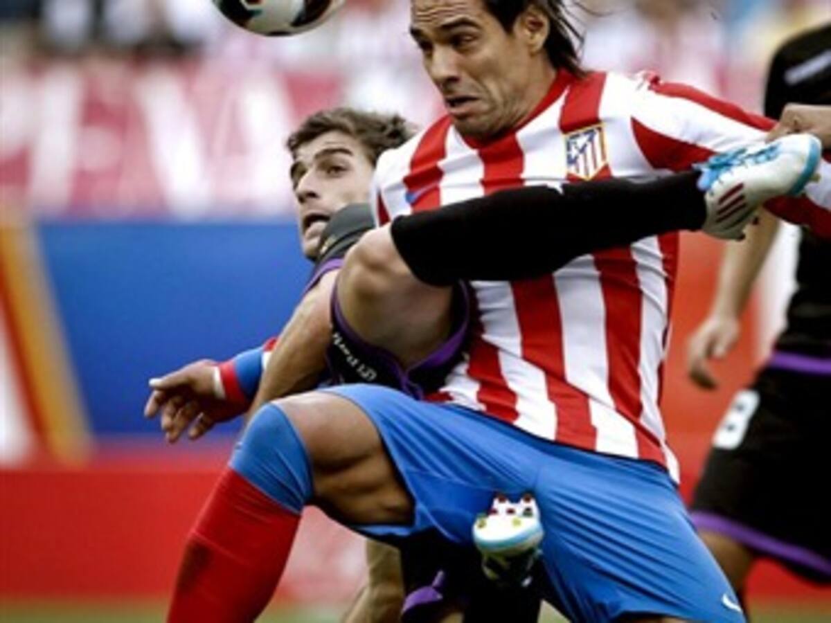 Falcao García sufre una leve sobrecarga muscular en el muslo derecho