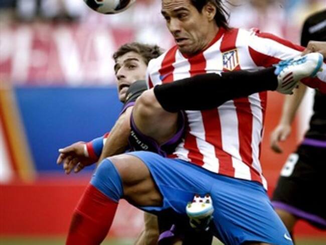 Falcao García sufre una leve sobrecarga muscular en el muslo derecho