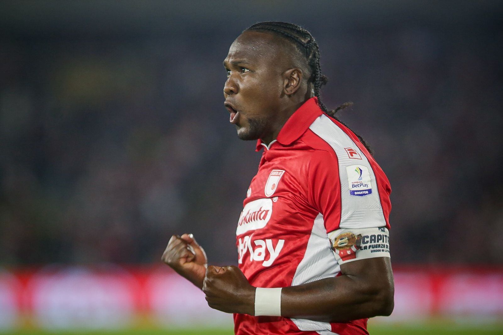 Hugo Rodallega delantero y capitán de Independiente Santa Fe / Colprensa