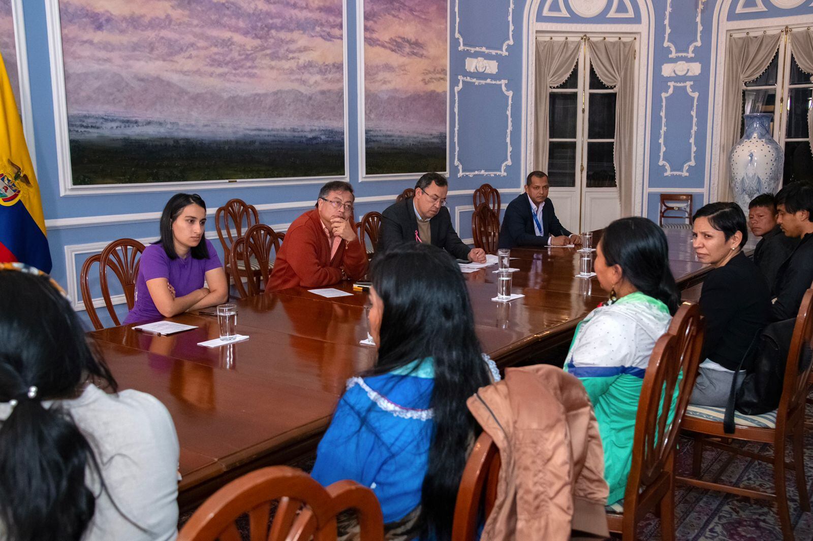 Tras protestas, presidente Petro anuncia entrega de ayudas a las comunidades indígenas (Cortesía: Presidencia)