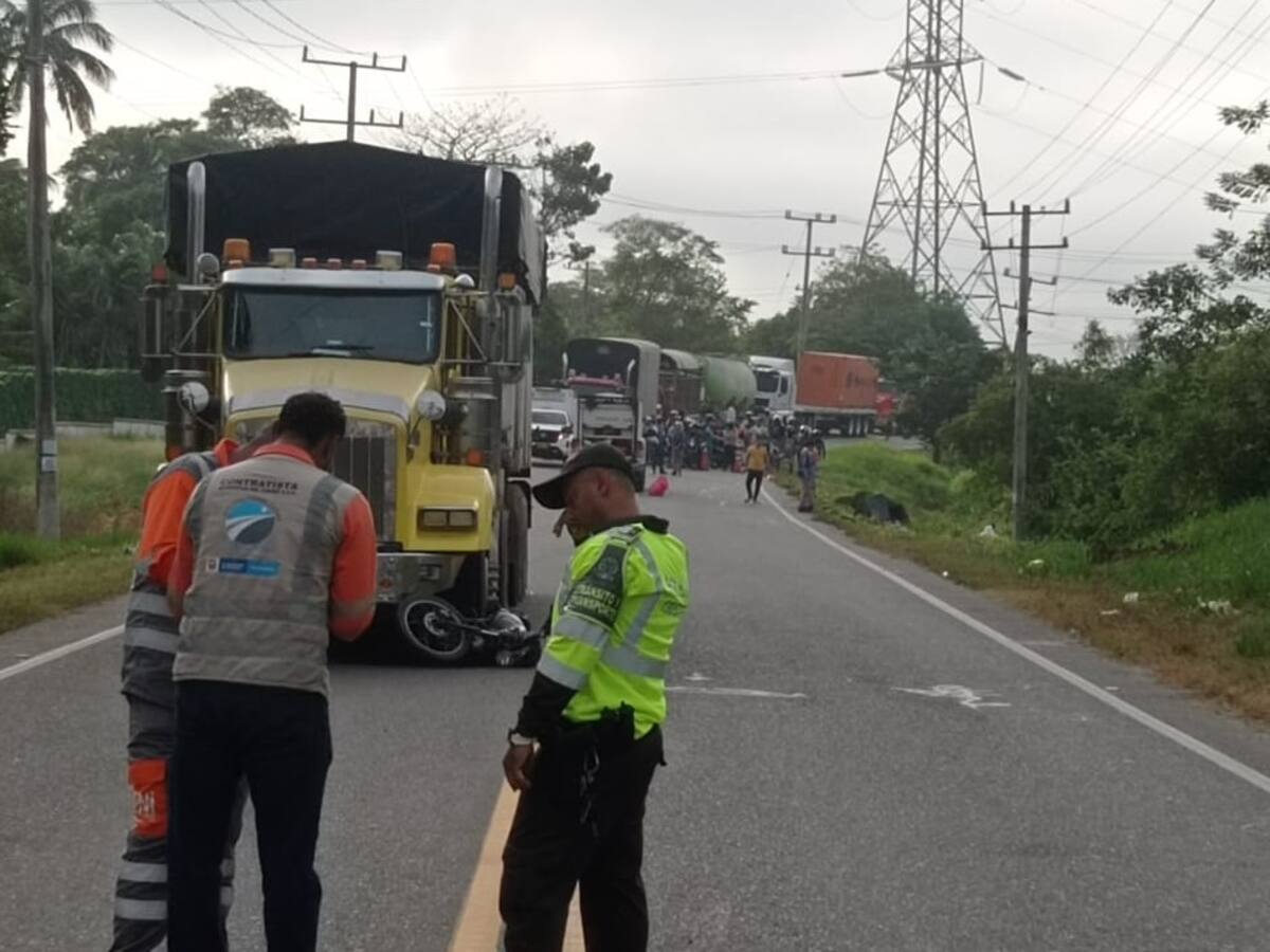 Un muerto y un herido dejó accidente en la Cordialidad entre Barranquilla y Cartagena
