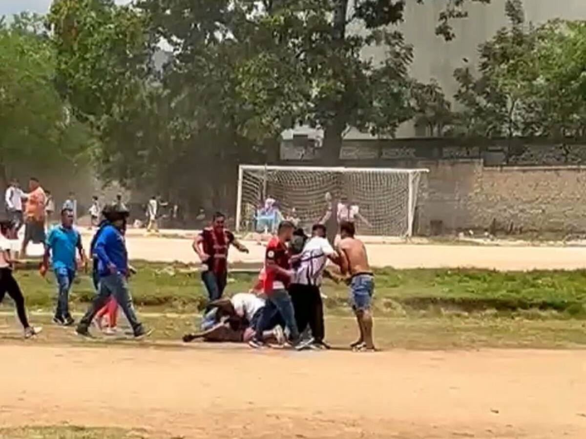 Partido de fútbol de niños en Floridablanca terminó en riña entre padres