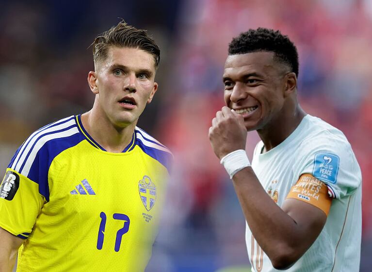 Viktor Gyökeres y Kylian Mbappé / Getty Images