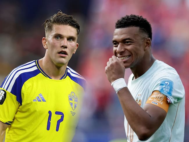 Viktor Gyökeres y Kylian Mbappé / Getty Images
