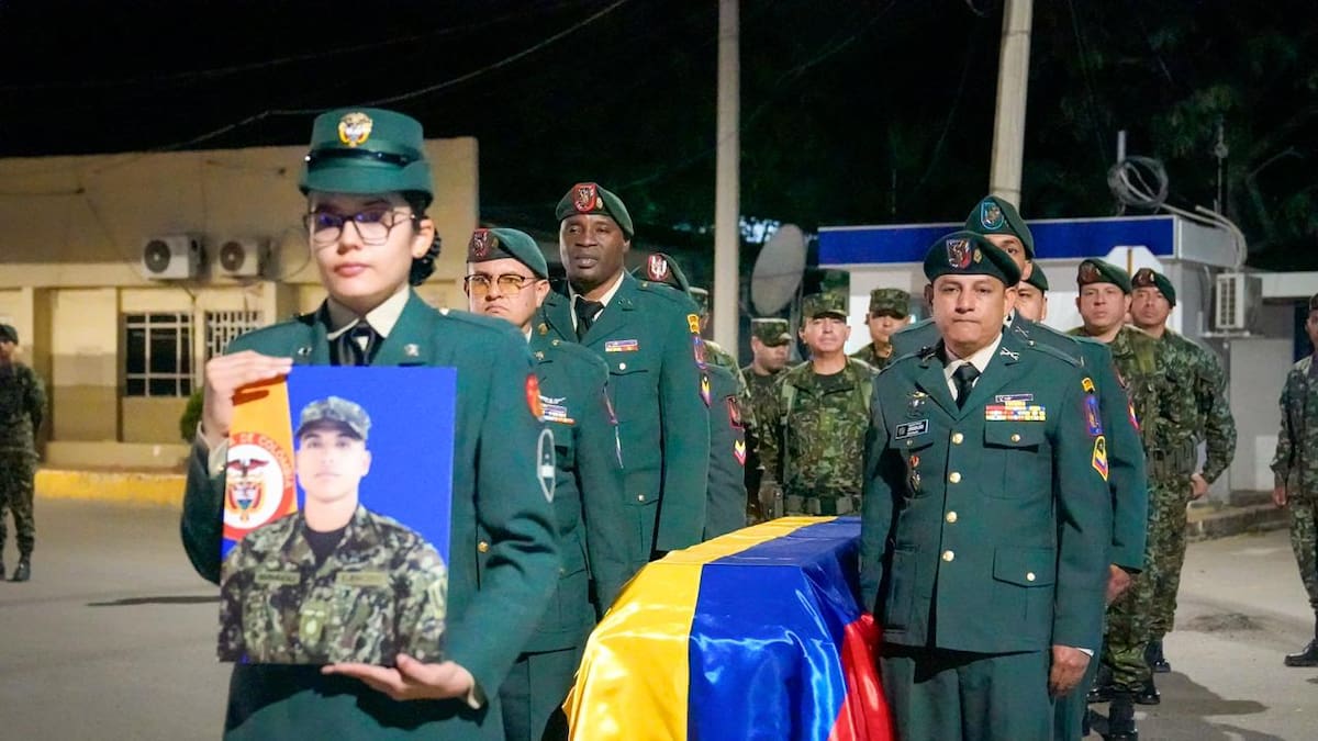 Militar asesinado por el ELN en el Catatumbo fue recibido con honores en Cúcuta