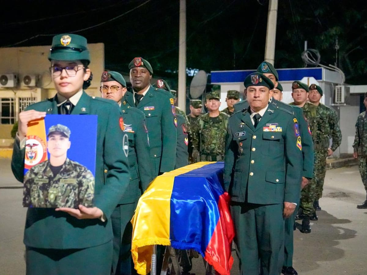 Militar asesinado por el ELN en el Catatumbo fue recibido con honores en Cúcuta