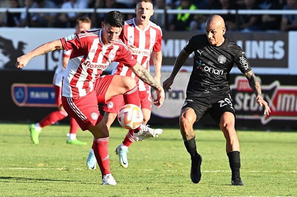 James Rodríguez en el Olympiacos / Foto: jamesrodriguez10