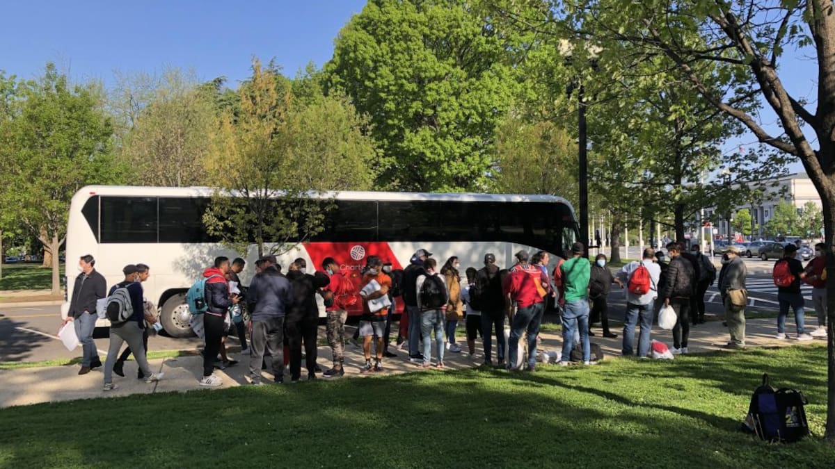 El Bus, detalles de la movilización de 400 migrantes de Texas a Washington
