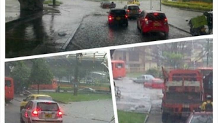 Al menos 20 barrios inundados por aguacero en Ibagué