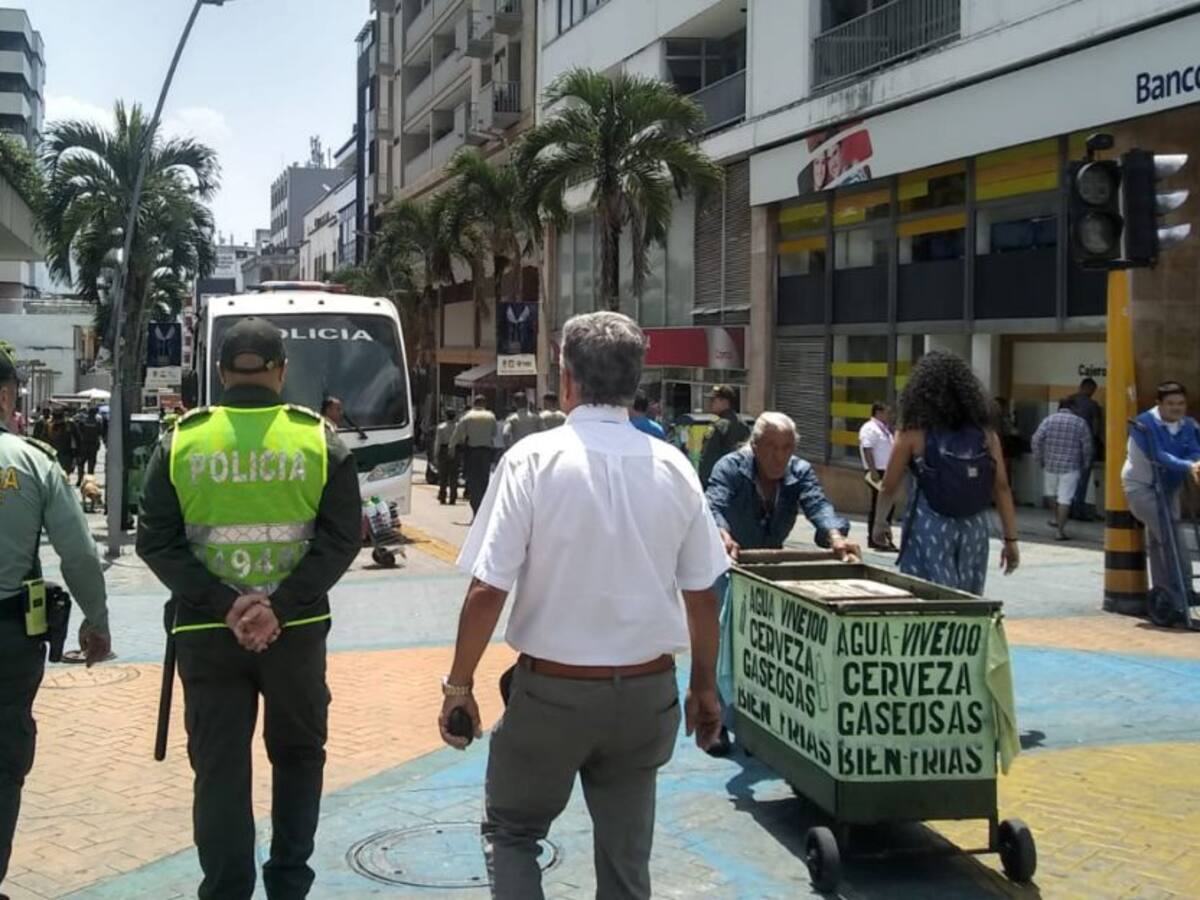 Comienzan operativos de recuperación de espacio público en Ibagué