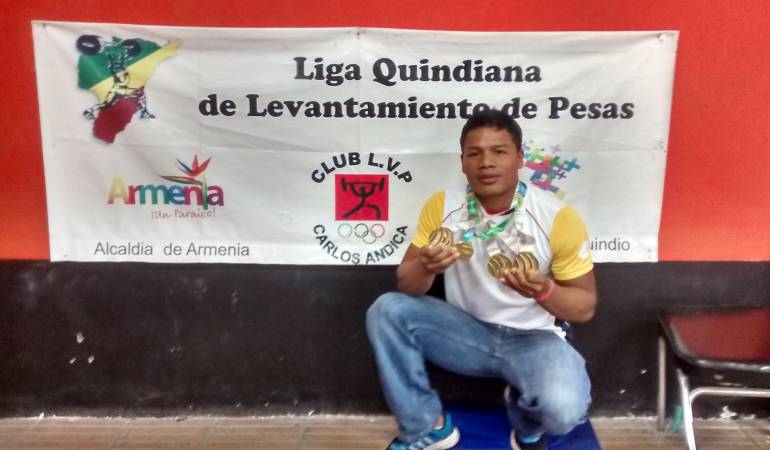 Este pesista manifiesta que el apoyo de la gobernación del Quindío ha sido nula 