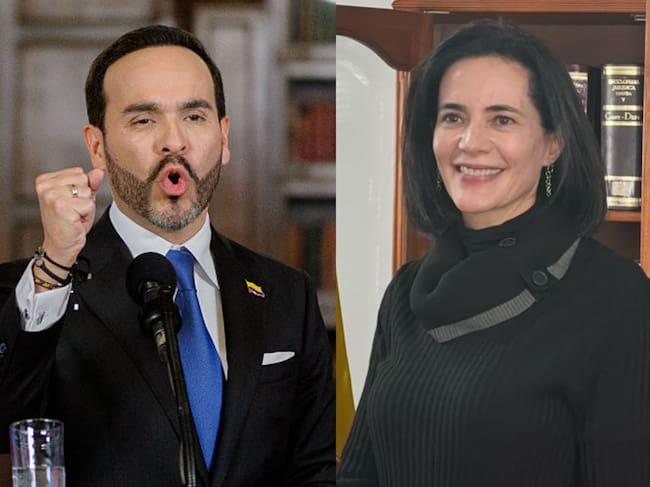 Abelardo de la Espriella y Beatriz Eugenia Vélez Vengoechea. Fotos: (Photo by Sebastian Barros/NurPhoto via Getty Images) / LinkedIn