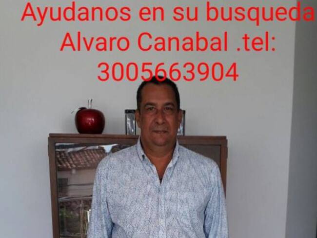 Familia en Montería busca desesperada a Alvaro Canabal Guzmán