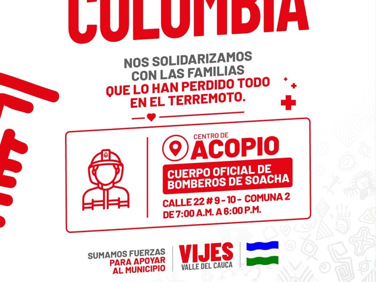 Soacha habilita Centro de Acopio para apoyar a familias afectadas por el terremoto
