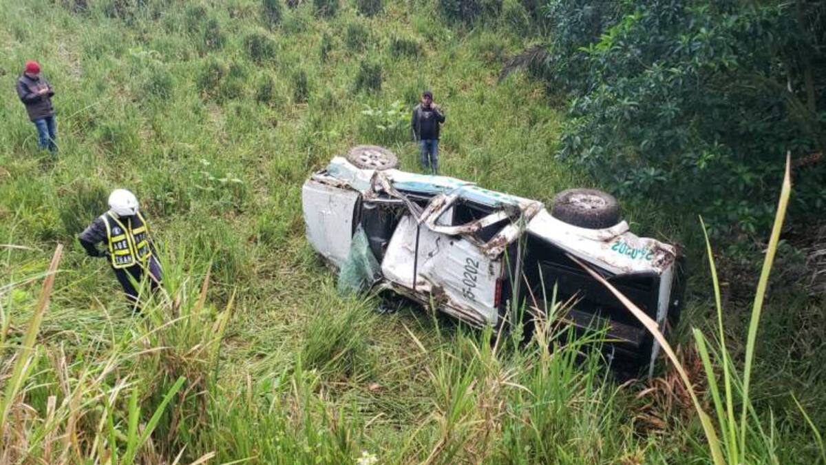 Un policía muerto y otro herido deja un accidente en vías del Quindío