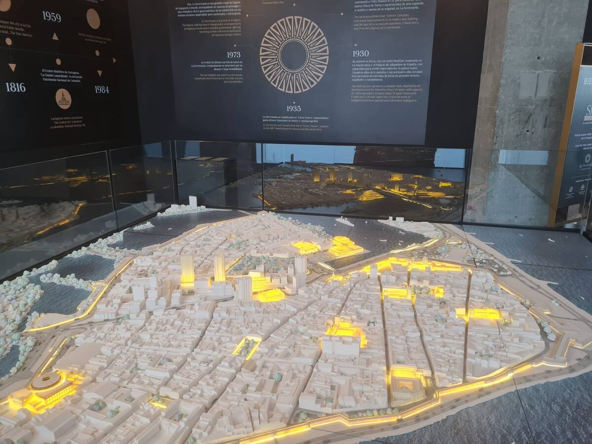 La Serrezuela presenta maqueta a escala de Cartagena