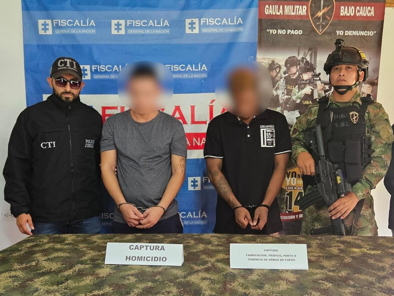 Capturados en Caucasia - foto Brigada 11 Ejército