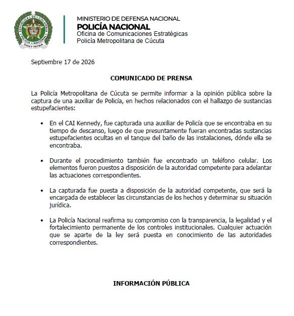 Comunicado MECUC.